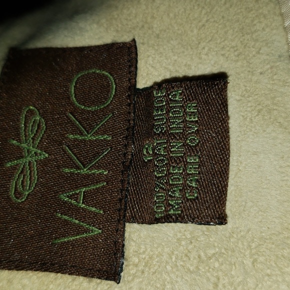 FF 💘🖤💘 VAKKO GOAT SUEDE LEATHER SPORTS BLAZER JACKET COAT - Picture 11 of 11